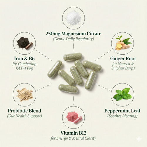 AMAZON GLP-1 Support Capsules: Stomach Relief + Energy Support For GLP-1 Medication Users (Copy)