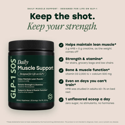 Keep the shot, keep your strength: benefits of Daily Muscle Support