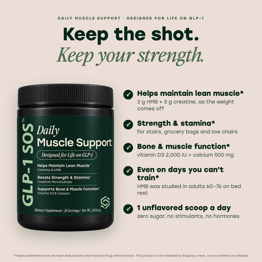 Keep the shot, keep your strength: benefits of Daily Muscle Support