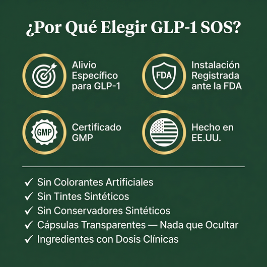 Cápsulas de apoyo al GLP-1: alivio estomacal + apoyo energético para usuarios de medicamentos con GLP-1